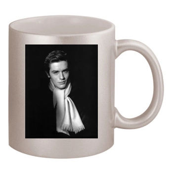 Alain Delon 11oz Metallic Silver Mug