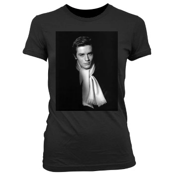 Alain Delon Women's Junior Cut Crewneck T-Shirt