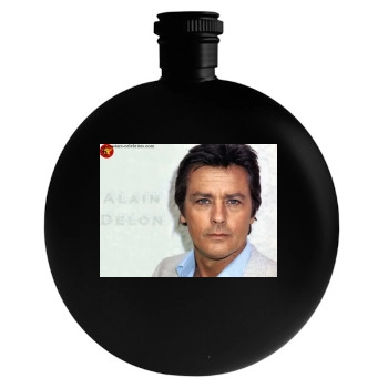 Alain Delon Round Flask