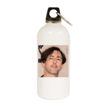 Alan Cumming White Water Bottle With Carabiner