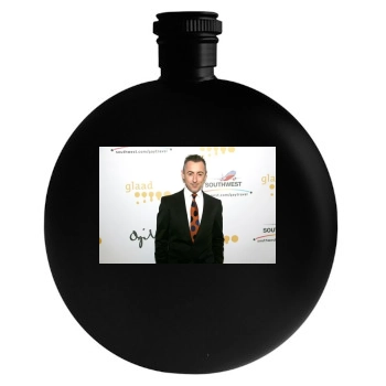 Alan Cumming Round Flask