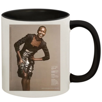 Alek Wek 11oz Colored Inner & Handle Mug