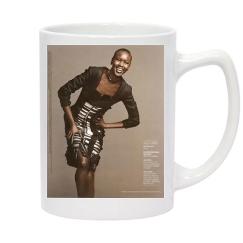 Alek Wek 14oz White Statesman Mug