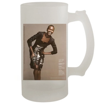 Alek Wek 16oz Frosted Beer Stein