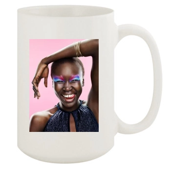 Alek Wek 15oz White Mug