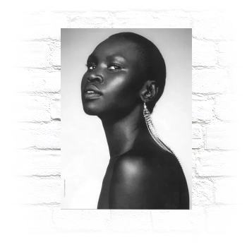 Alek Wek Metal Wall Art