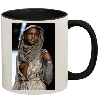 Alek Wek 11oz Colored Inner & Handle Mug