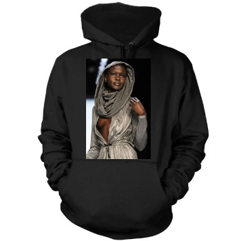 Alek Wek Mens Pullover Hoodie Sweatshirt