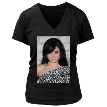 Alessandra Torresani Women's Deep V-Neck TShirt