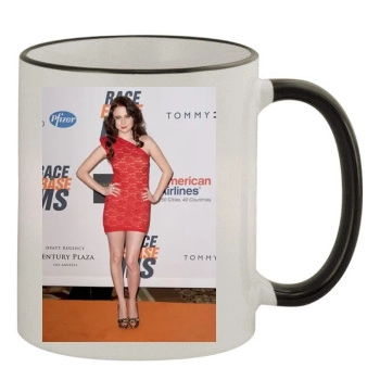 Alessandra Torresani 11oz Colored Rim & Handle Mug