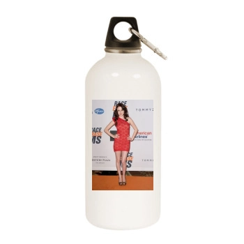 Alessandra Torresani White Water Bottle With Carabiner