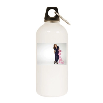 Ali Stephens White Water Bottle With Carabiner