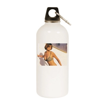 Alison Eastwood White Water Bottle With Carabiner