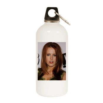 Allison Munn White Water Bottle With Carabiner