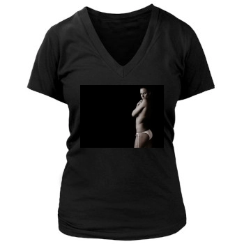 Amanda Beard Women's Deep V-Neck TShirt