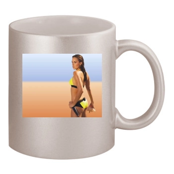 Amanda Beard 11oz Metallic Silver Mug