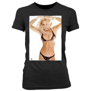 Amanda Swisten Women's Junior Cut Crewneck T-Shirt