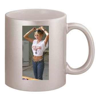 Amanda Swisten 11oz Metallic Silver Mug