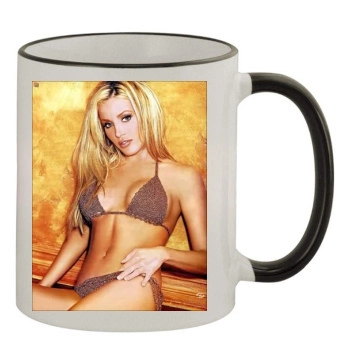 Amanda Swisten 11oz Colored Rim & Handle Mug