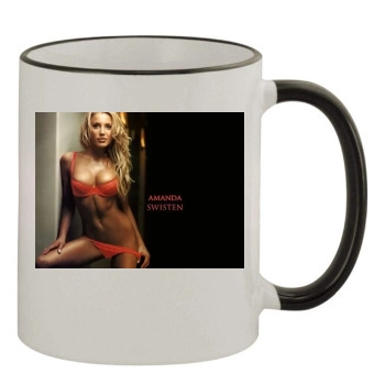 Amanda Swisten 11oz Colored Rim & Handle Mug