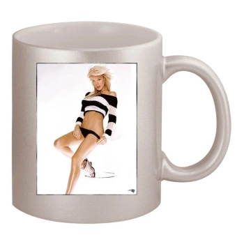 Amanda Swisten 11oz Metallic Silver Mug