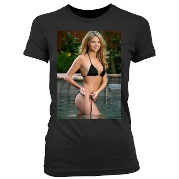 Amber Lancaster Women's Junior Cut Crewneck T-Shirt