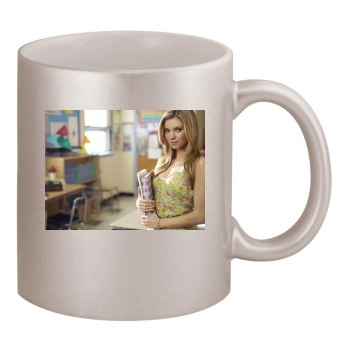 Amber Lancaster 11oz Metallic Silver Mug