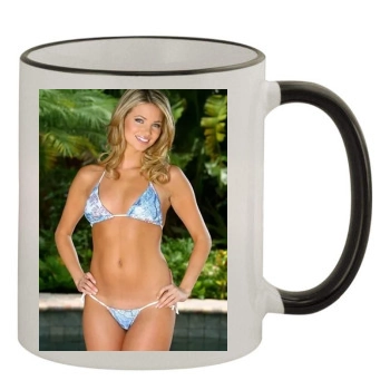 Amber Lancaster 11oz Colored Rim & Handle Mug