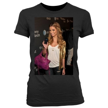 Amber Lancaster Women's Junior Cut Crewneck T-Shirt