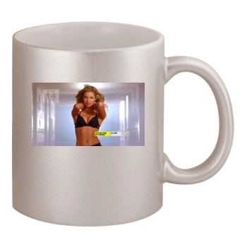 Amber Lancaster 11oz Metallic Silver Mug