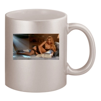 Amber Lancaster 11oz Metallic Silver Mug