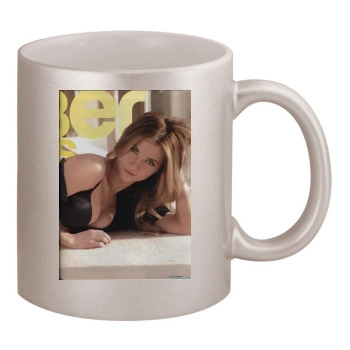 Amber Lancaster 11oz Metallic Silver Mug