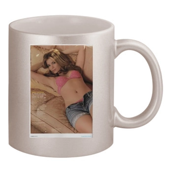 Amber Lancaster 11oz Metallic Silver Mug