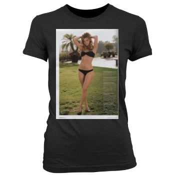 Amber Lancaster Women's Junior Cut Crewneck T-Shirt