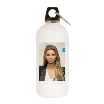 Amber Lancaster White Water Bottle With Carabiner