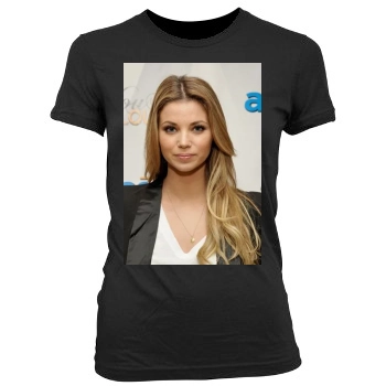 Amber Lancaster Women's Junior Cut Crewneck T-Shirt