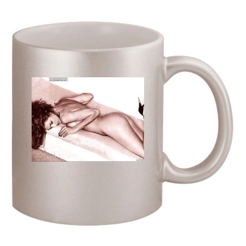 Amber Smith 11oz Metallic Silver Mug