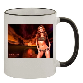 Amber Smith 11oz Colored Rim & Handle Mug