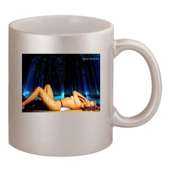 Amber Smith 11oz Metallic Silver Mug