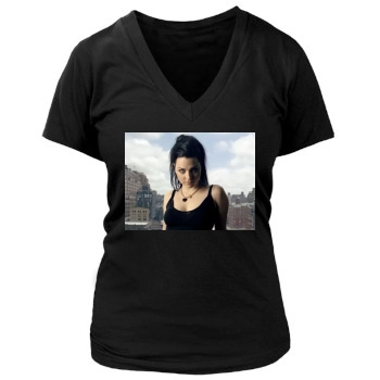 Amy Lynn Lee Amy Women's Deep V-Neck TShirt