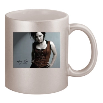 Amy Lynn Lee Amy 11oz Metallic Silver Mug