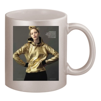 Anita Ferraris 11oz Metallic Silver Mug