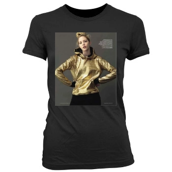 Anita Ferraris Women's Junior Cut Crewneck T-Shirt