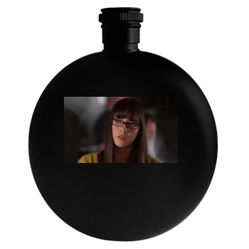 Aubrey Plaza Round Flask