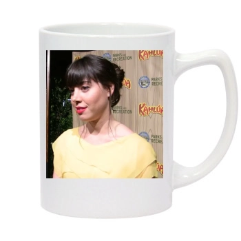 Aubrey Plaza 14oz White Statesman Mug