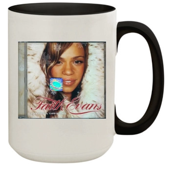 Faith Evans 15oz Colored Inner & Handle Mug