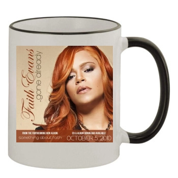 Faith Evans 11oz Colored Rim & Handle Mug