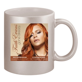 Faith Evans 11oz Metallic Silver Mug