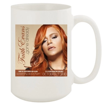 Faith Evans 15oz White Mug