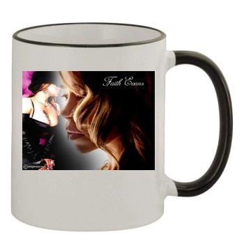 Faith Evans 11oz Colored Rim & Handle Mug